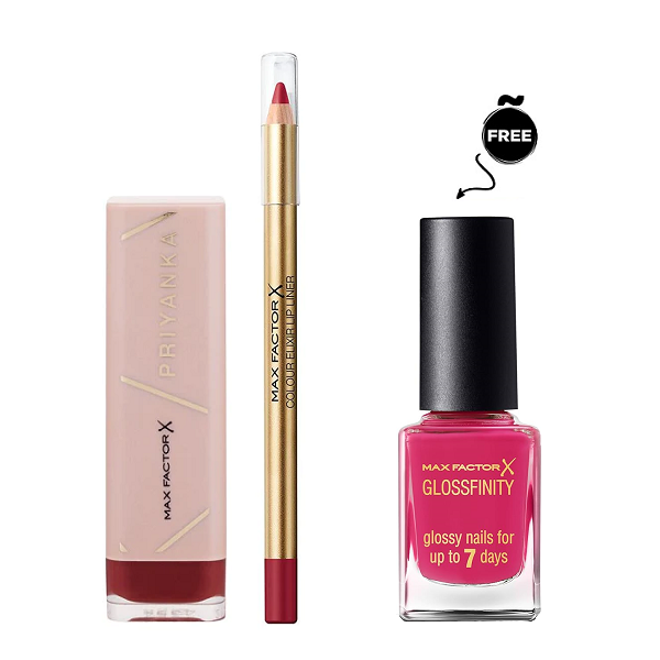 Max Factor - Priyanka Lipstick & Colour Elixir Lip Liner Bundle