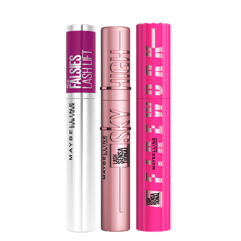 Maybelline - Lash Sensational Sky High Mascara, Firework Mascara & The Falsies Lash Lift Mascara Bundle