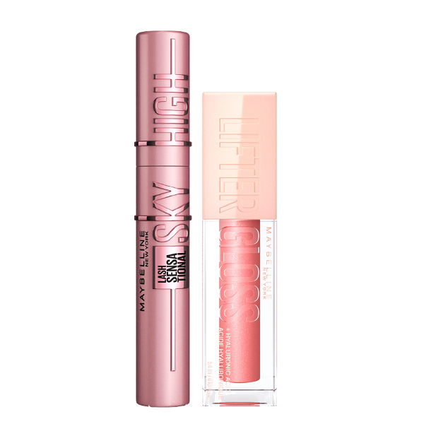 Maybelline - Lash Sensational Sky High Mascara & Lifter Gloss Bundle