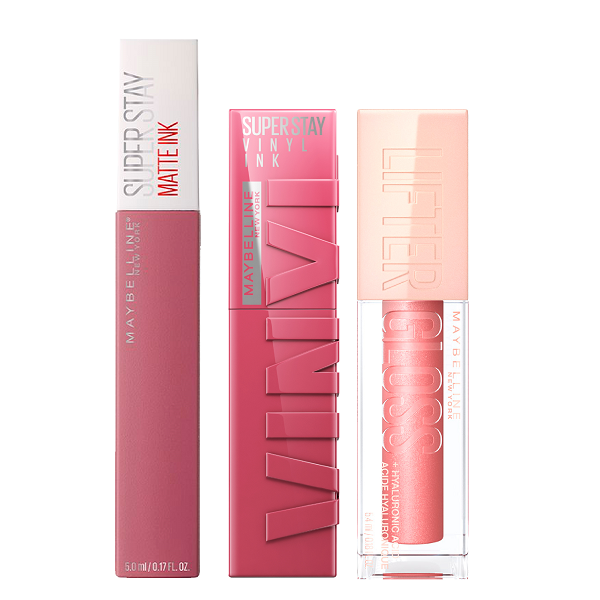 Maybelline - Lifter Gloss, Vinyl Ink & Matte Ink Pinks Bundle
