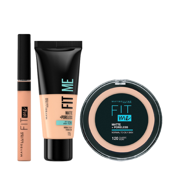 Maybelline - Fit Me Foundation, Powder & Concealer Bundle