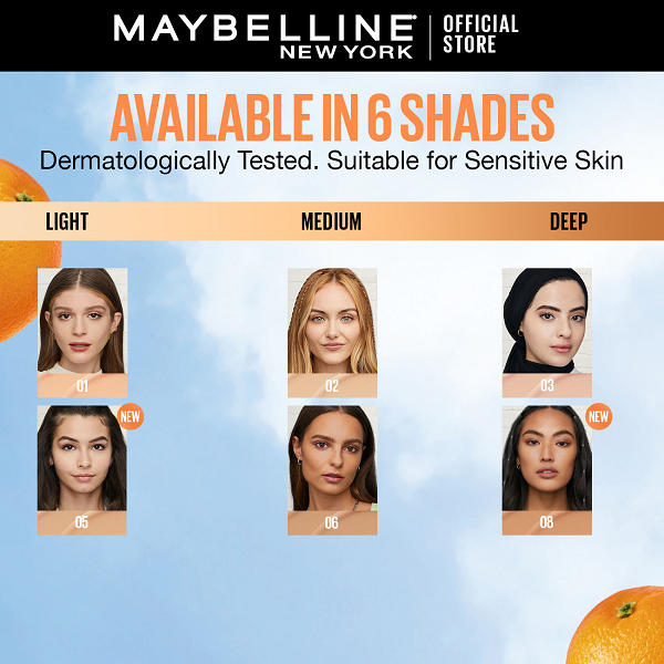 Maybelline - Fit Me Fresh Tint + Vitamin C SPF 50