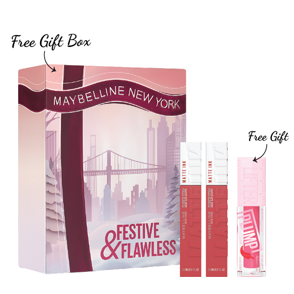 Maybelline - Superstay Matt Ink Nudes Lipstick Duo Pack Bundle