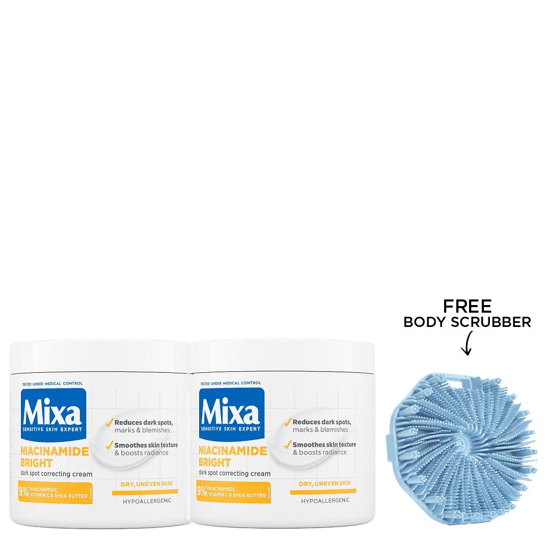 Mixa - Niacinamide Bright Dark Spot Correcting Cream Duo Pack Bundle