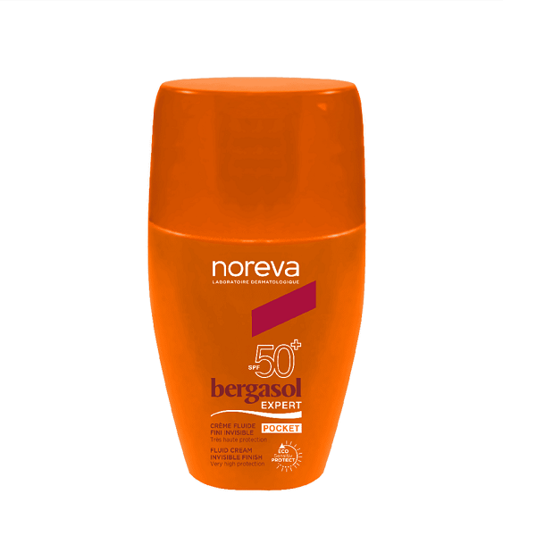 Noreva - Bergasol Expert Fluid Cream Invisible Finish Pocket SPF 50+