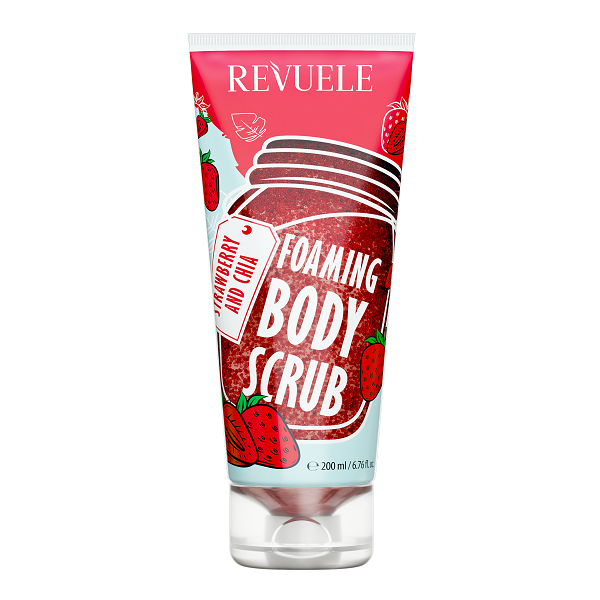 Revuele - Foaming Body Scrub Strawberry & Chia