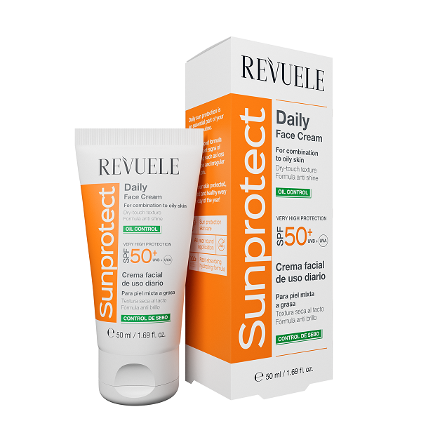 Revuele - Sunprotect Daily Face Cream SPF50+ For Combination To Oily Skin