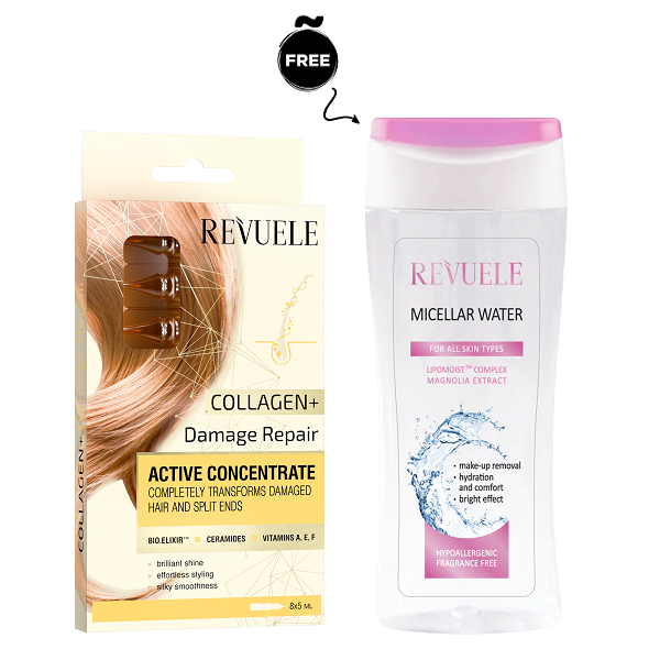 Revuele - Collagen+ Active Concentrate For Damage Hair