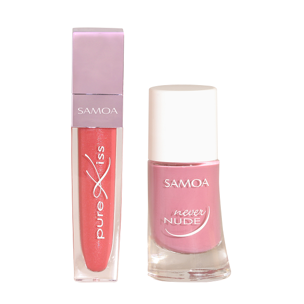 Samoa - Pure Kiss & Never Nude Nail Polish Bundle