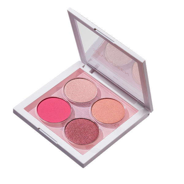Seventeen - Vibrant Eyes Quad Palette 05 Rosy Nude