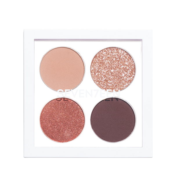 Seventeen - Vibrant Eyes Quad Palette 04 Celestial Nudes