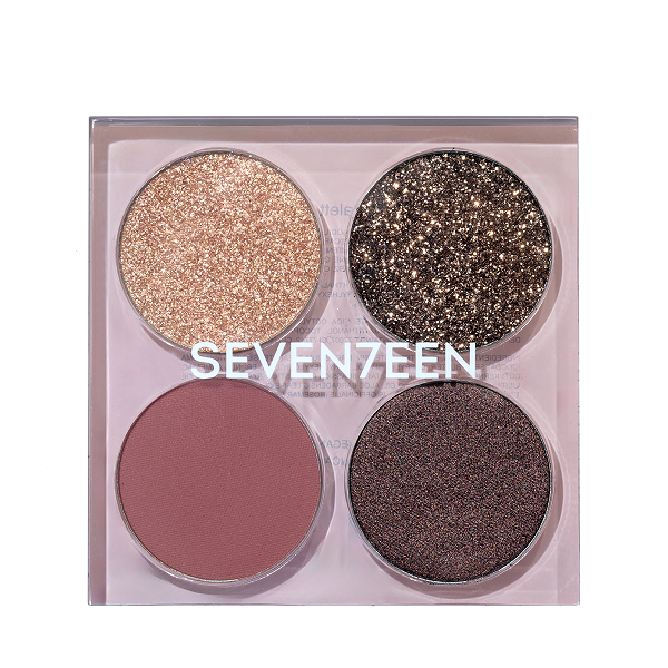 Seventeen - Vibrant Eyes Quad Palette 07 Nude Poetry