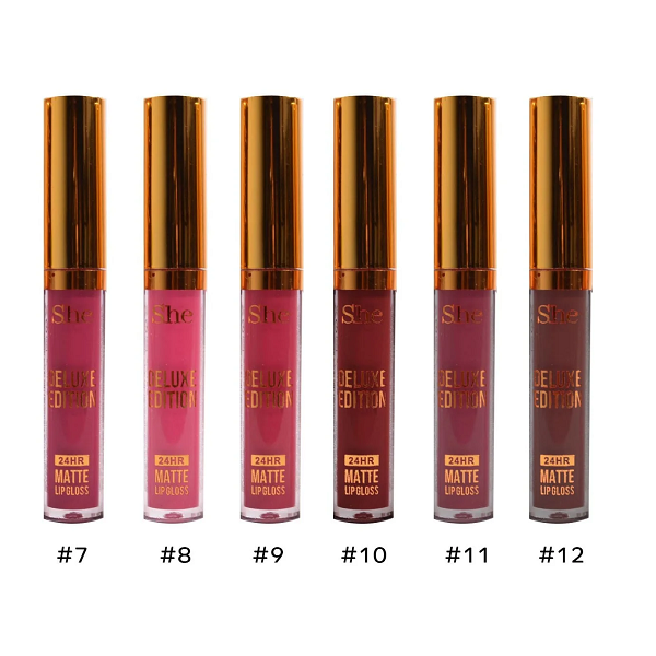 She - Deluxe Edition 24H Matte Lip Gloss