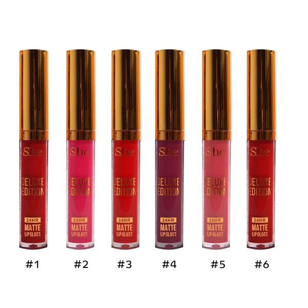 She - Deluxe Edition 24H Matte Lip Gloss