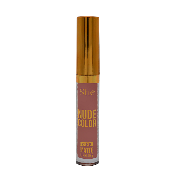 She - Nude Color 24HR Matte Lip Gloss