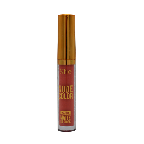 She - Nude Color 24HR Matte Lip Gloss