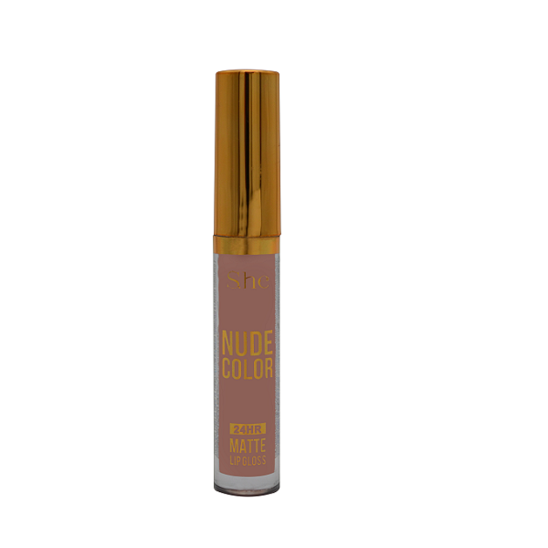 She - Nude Color 24HR Matte Lip Gloss