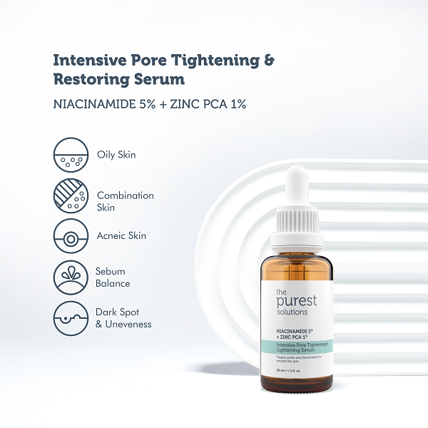 The Purest Solutions - Intensive Pore Tightening & Lightening Serum