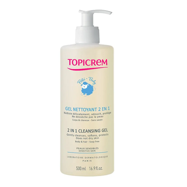 Topicrem - Baby 2 In 1 Cleansing Gel