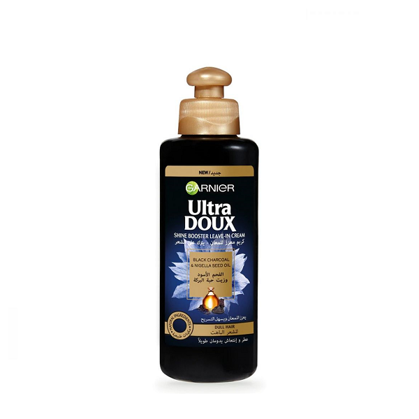 Ultra Doux - Black Charcoal & Nigella Seed Oil Shine Booster Leave In Cream