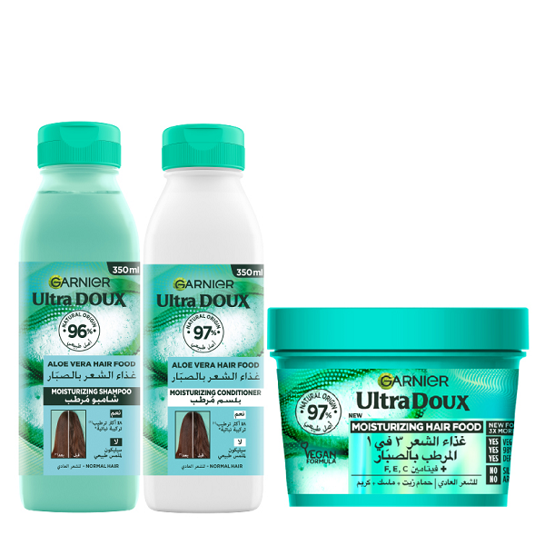 Ultra Doux - Hair Food For Normal Hair Mask, Shampoo & Conditioner Bundle
