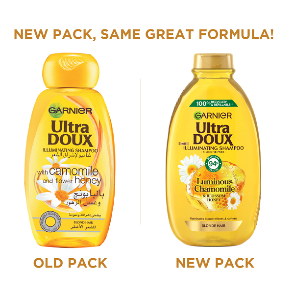 Ultra Doux - Camomile & Flower Honey Illuminating Shampoo