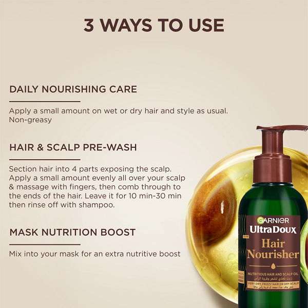 Ultra Doux - Hair Nourisher Nutritious Hair & Scalp Oil