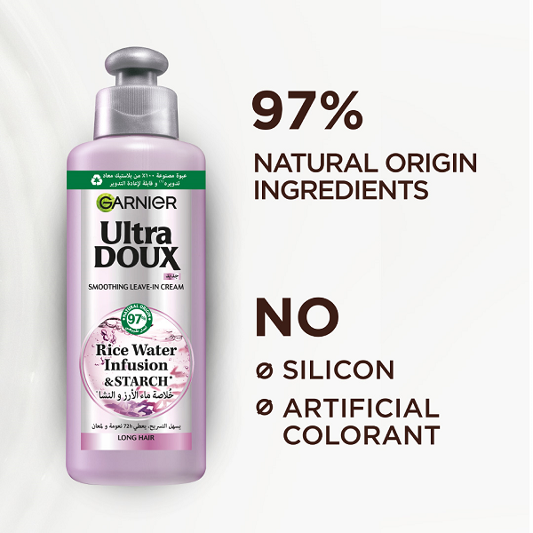 Ultra Doux - Smoothing Leave In Cream Rice Water Infusion & Starch