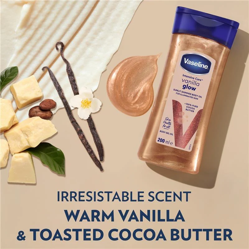 Vaseline - Intensive Care Vanilla Glow Body Gel Oil