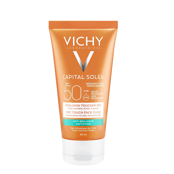 Vichy - Capital Soleil Dry Touch Face Fluid Anti Brilliance Mattifying Spf 50