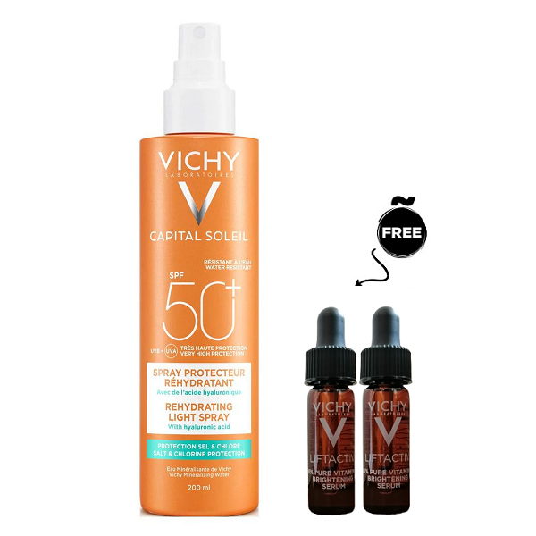 Vichy - Capital Soleil Rehydrating Light Spray Spf 50+