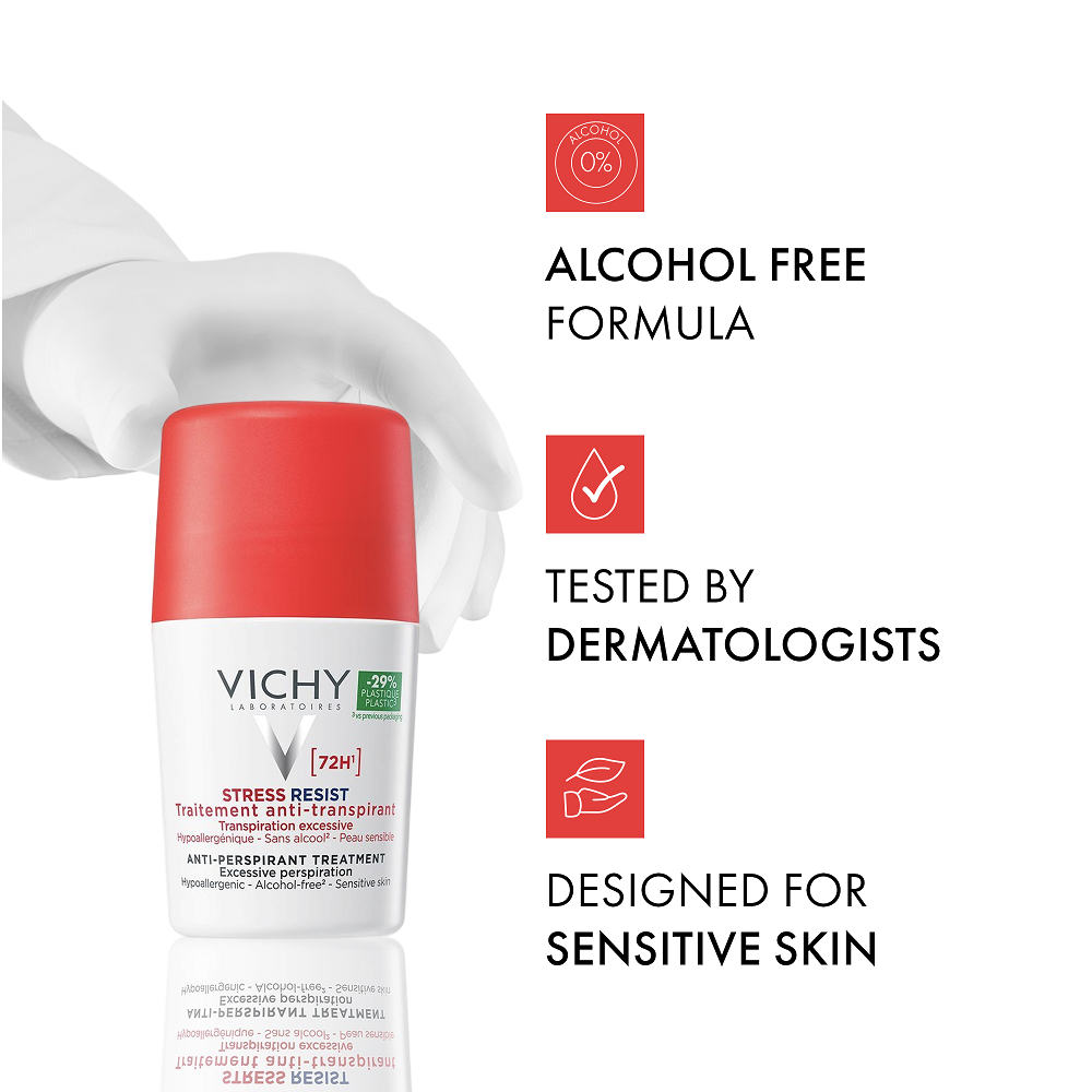 Vichy - Deodorant 72H' Stress Resist Anti Perspirant Treatment