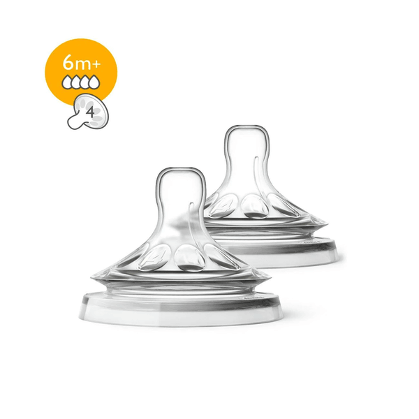 Avent - Natural Teats Fast Flow 6m+ - ORAS OFFICIAL
