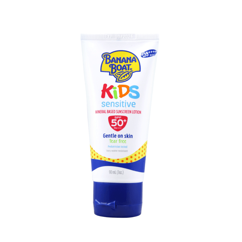 Banana Boat - Kids Sensitive SPF 50+ Sunscreen Lotion - ORAS OFFICIAL
