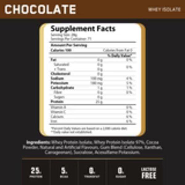 Challenger Nutrition - Whey Isolate Chocolate - ORAS OFFICIAL