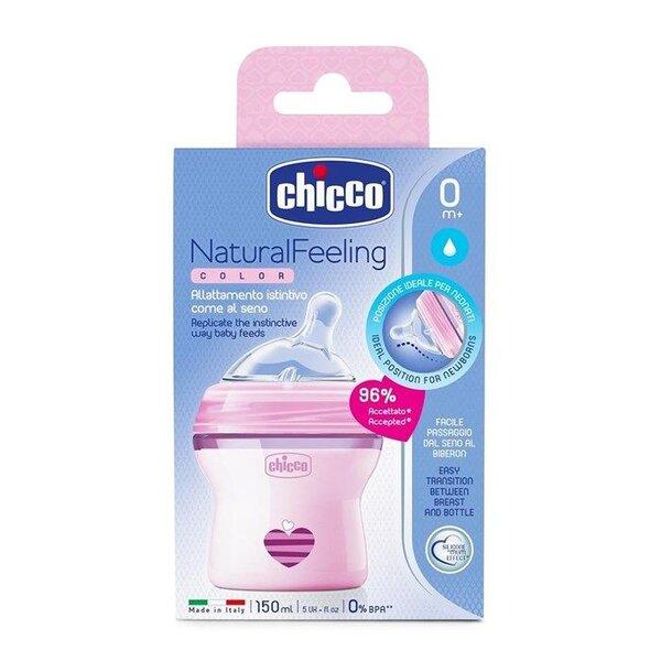 Chicco - Natural Feeling Colored Bottle 0m+ - ORAS OFFICIAL