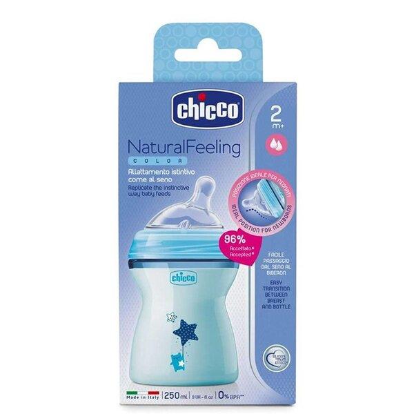 Chicco - Natural Feeling Colored Bottle 2m+ - ORAS OFFICIAL