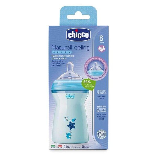 Chicco - Natural Feeling Colored Bottle 6m+ - ORAS OFFICIAL