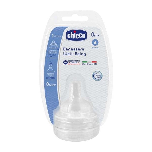 Chicco - Well Being Anti Colic Teat 0m+ - ORAS OFFICIAL