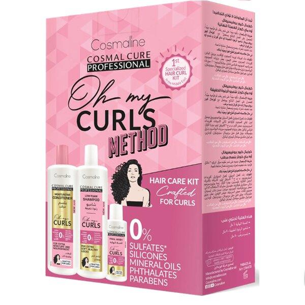 Cosmaline - Cosmal Cure Professional Oh My Curls Method Hair Care Kit Kit - ORAS OFFICIAL