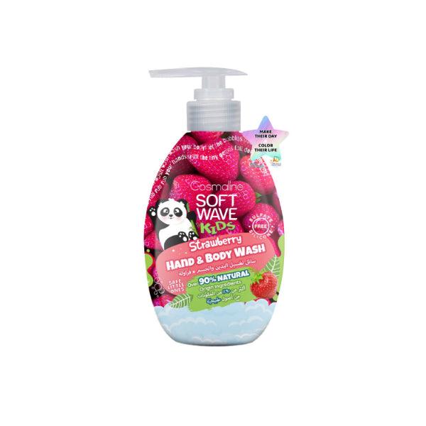 Cosmaline - Soft Wave Kids Naturals Hand And Body Wash Strawberry - ORAS OFFICIAL