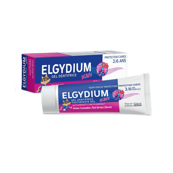 Elgydium - Kids Red Berries Flavour Toothpaste - ORAS OFFICIAL