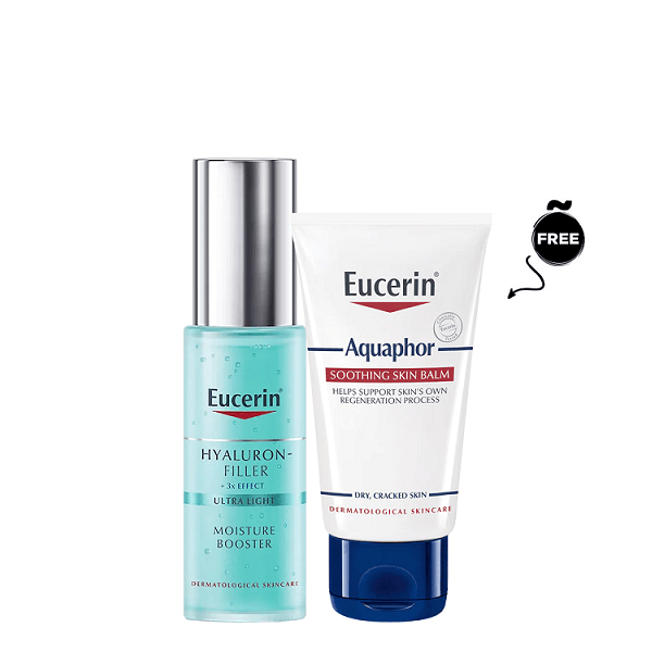 Eucerin - Hyaluron Filler Moisture Booster + Free Aquaphor Skin Balm - ORAS OFFICIAL