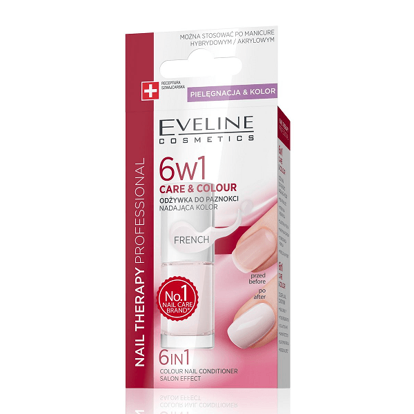 Eveline - Nail Therapy 6W1 Care & Colour Nail Conditioner