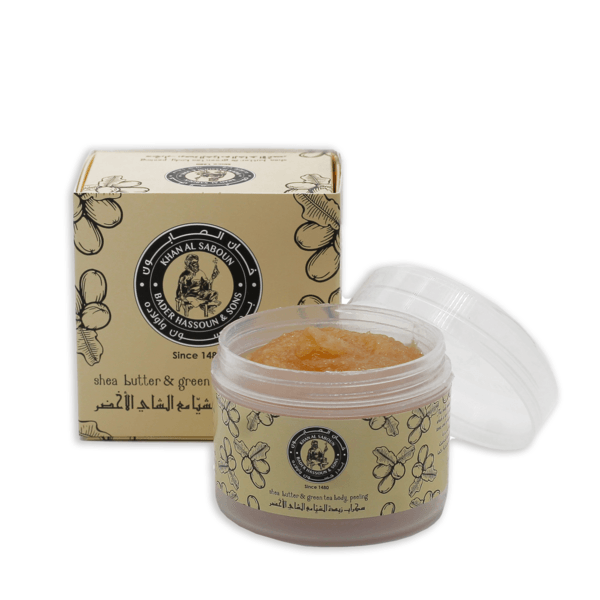 Khan Al Saboun - Shea Butter & Green Tea Body Peeling - ORAS OFFICIAL