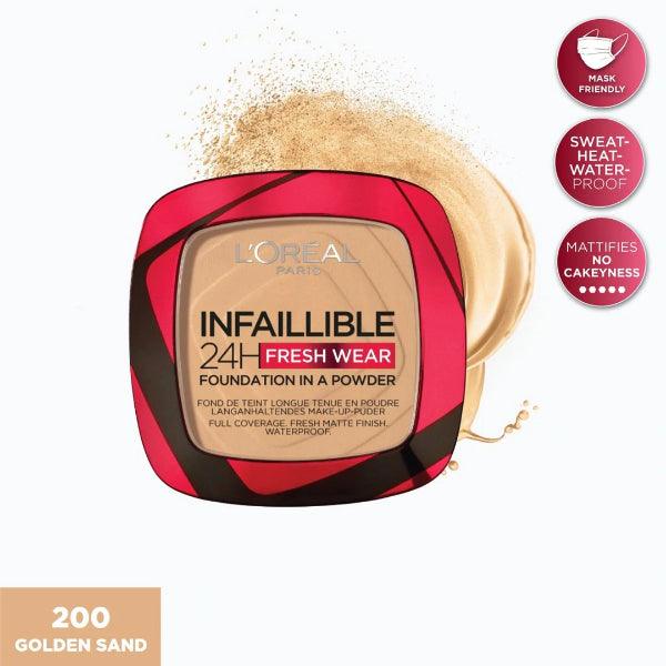 L'oreal Paris - Infaillible 24H Fresh Wear Foundation in a Powder - ORAS OFFICIAL