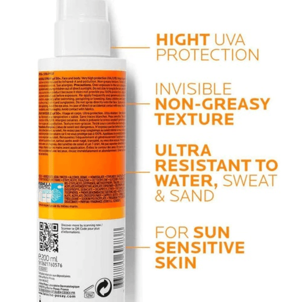 La Roche Posay - Anthelios Invisible Spray Spf 50+ - ORAS OFFICIAL
