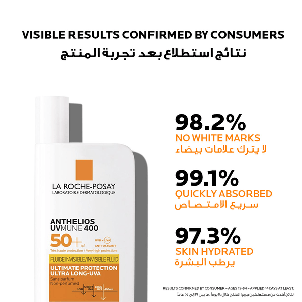 La Roche Posay - Anthelios UVMune 400 Invisible Fluid SPF 50+ - ORAS OFFICIAL
