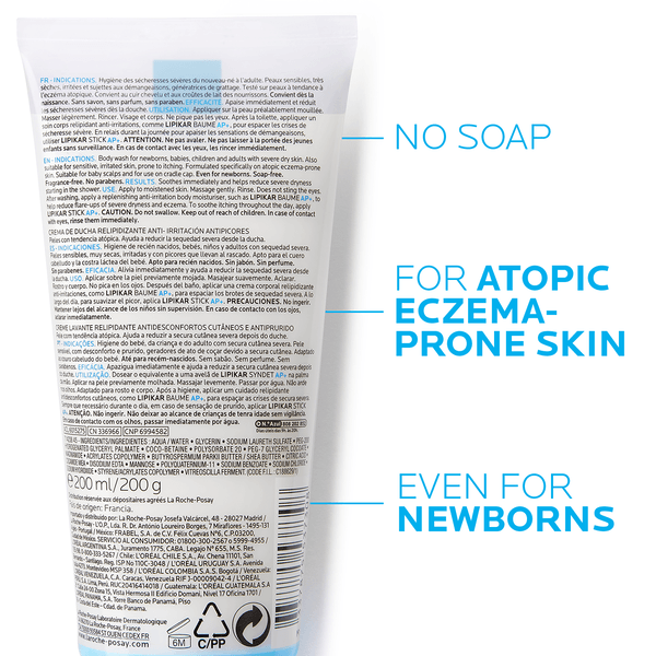 La Roche Posay - Lipikar Syndet AP+ - ORAS OFFICIAL