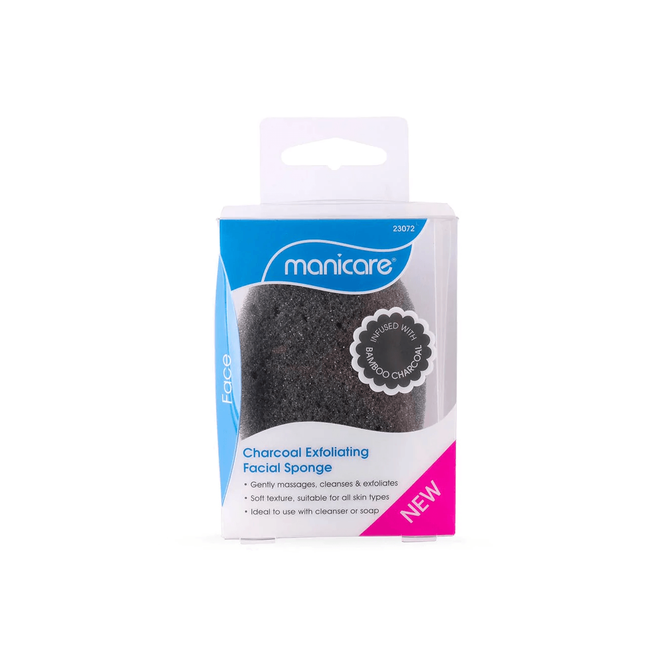 Manicare - Charcoal Exfoliating Facial Sponge - ORAS OFFICIAL